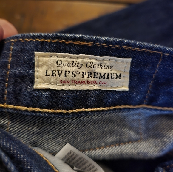 Levi's 501 (Big E) Original Fit Dark Wash NO Stretch 34x32 - Picture 5 of 10